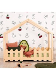 Resim Markaawm Markaawm Çocuk Karyola Montessori Yatak Doğal Çam Cone 