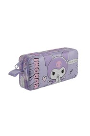 Resim Hype Store Wiggle Temalı lı Mat Okul Kalem Bölmeli Çocuk Bez Kalem Çantası Lila 