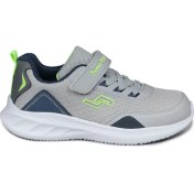 Resim Jump 28110 Cırtlı Açık Gri - Lacivert Üniseks Çocuk Sneaker Günlük Spor Ayakkabı 