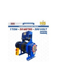 Resim 1000 Kg Profesyonel Vinç 380 Volt 30 Metre 