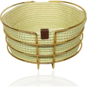 Resim Yuvaralak Ekmek Sepeti Krem 