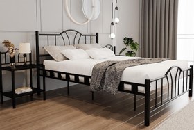 Resim ARGİMO BELLA METAL KARYOLA, SİYAH, 180X200 