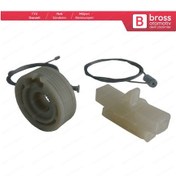 Resim Fiat Fiorino Qubo Bipper Nemo 2008-2024 İçin Ön Sol Cam Kriko Set 