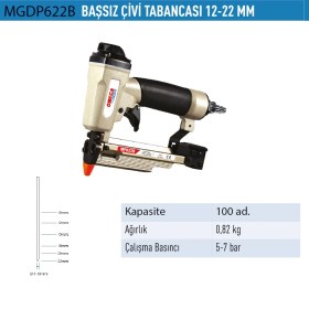 Resim Omega MGDP622B Başsız Çivi Tabancası 12-22MM 