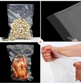 Resim Vakum Torbası Poşeti Tırtıklı 25X35 Cm 100 Lü Paket 