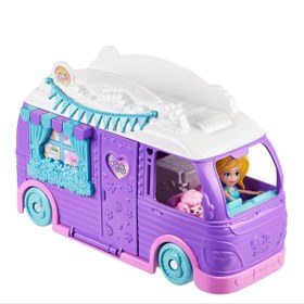 Resim Polly Pocket Eğlenceli Karavan Oyun Seti JCC32 