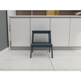 Resim Fastwood Basamaklı Ahşap Tabure Antrasit Renk 