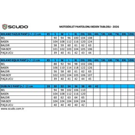 Resim Scudo Milano Kışlık Motosiklet Pantolonu 