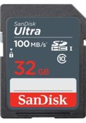 Resim Sandisk Ultra 32 GB 100mb/s SDHC Hafıza Kartı 