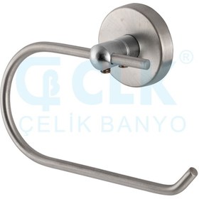 Resim ÇELİK BANYO 304 Kapaksız Kağıtlık Mat 