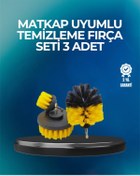 Resim dekofon Derinlemesine Temizlik İçin Dayanıklı Kıllı Matkap Fırçası Başlığı 