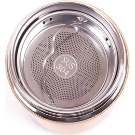 Resim Yılbaşı Temalı Isme Özel Bambu Çelik Termos 