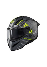 Resim Ghostfighter Sv Boho C3 Gri Motosiklet Çene Açılır Kask Çok Renkli 