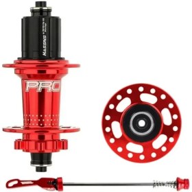 Resim Hassns Pro7 Ön Arka Göbek Seti 32 Delik Kırmızı 