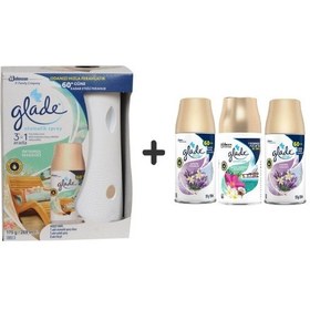 Resim Glade Otomatik Sprey Okyanus + Lavanta + Tropikal Floral Oda Kokusu 4 x 269 ML 