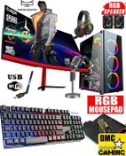 Resim DMC N22x (GTA 5) I5-3470 16gb 1tb Hdd 256gb Ssd,4gb Gt740 128bit,23.8"curved Oyuncu Masaüstü Bilgisayar 