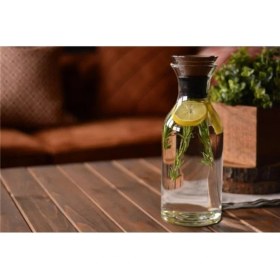 Resim UltraMint Şık 1500 ml Büyük Boy Şarap ve Içecek Sürahi, Pratik Kullanım 