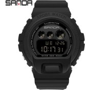 Resim Hanyang Siyah Sanda Açık Spor Izle Erkekler LED Dijital Izle Erkek Su Geçirmez Kol Saatleri Alarm Chrono Saatler Erkek Saat Relogio Masculino (Yurt Dışından) 