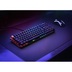 Resim GMMK2 QTR Modüler Hotswap Mekanik Compact RGB Siyah Klavye 