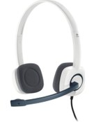 Resim logitech H150 Mikrofonlu Kulaklık 981-000350 Beyaz 