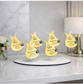 Resim Magnet Kişiye Özel 25 Adettir Lale Temalı No5 