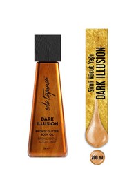Resim Eda Taşpınar Dark Illusion Işıltılı Vücut Yağı 200 ML 