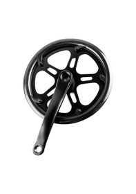 Resim Suntek Bisiklet Krank Takımı Değişimi Yüksek Siyah 