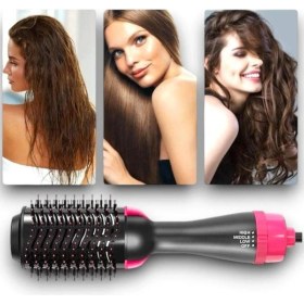 Resim Çok Renkli Fön Tarak ile Şık ve Kolay Saç Şekillendirme 