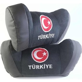 Resim Türkiye Bayrağı Oto Ikili Boyun Yastığı (520035773)-Değer 1-Değer 2 