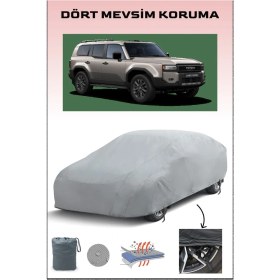 Resim Breen Toyota Land Cruiser Prado ile Uyumlu Oto Branda, Araba Brandası, Su ve Güneş Geçirmez Araba Çadırı 