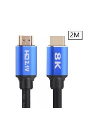 Resim Alfais 5095 8K Ultra HD 2.1V 48Gbps Altın Kaplama Hdmi Kablo UHD 2 M 