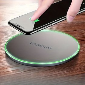 Resim Bir adet 15W USB-C Hızlı Kablosuz Şarj Pedi, Pro, Plus, Max, XS dahil Iphone 16'dan 11'e kadar olan modellerin yanı sıra Samsung S24'ten S20'ye ve Xiaomi ve Huawei'den cihazlara uygundur - Adaptör dahil değildir. 
