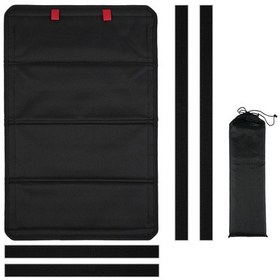 Resim Xindoker Kamp Karavan Pencere Gölgelik - Manyetik Oynatabilir Isı Yalıtımlı Uv Engeli Tam Karartma Paneli 64x41cm, Siyah 