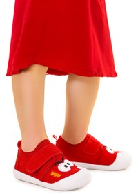 Resim KARAMAZI Cookie Cırtlı Kız Bebek İlk Adım Panduf Ayakkabı 