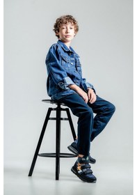 Resim Mnpc Erkek Çocuk Lacivert Hakiki Deri Suya Dayanıklı Anatomik Günlük Bot 25k3b11068324 Lacivert 