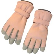 Resim Qd-kış Eldivenleri, Polar Astarlı, Su Geçirmez Kayak Eldivenleri, Rüzgar Geçirmez, Sıcak Eldivenler 