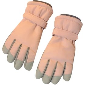 Resim Qd-kış Eldivenleri, Polar Astarlı, Su Geçirmez Kayak Eldivenleri, Rüzgar Geçirmez, Sıcak Eldivenler 