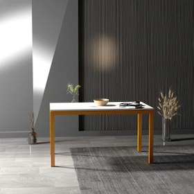 Resim Merlan Yemek & Toplantı Masası - M / Turuncu 