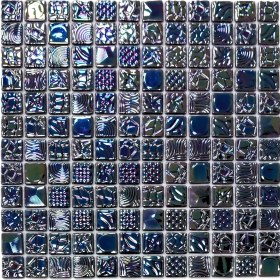 Resim MozaiKristaL Yapıların Tüm Yüzeylerinde Kullanılabilir, Dayanıklı, Dekoratif, Estetik ve Şık Cam Mozaik. Cam Ölçüsü: 25X25 Mm. File Ölçüsü: 31.5X31.5 Cm. ( 1 Koli = 1 M2 Fiyatıdır ) 