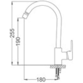 Resim Gms Zirve Siyah Altın Kuğu Eviye Mutfak Bataryası Zrv202 