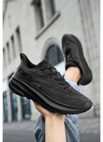 Resim Sones Kaymaz Tabanlı Nefes Alabilen Basketbol Ayakkabısı, Spor Ayakkabı Sns002013 Siyah 