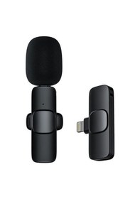 Resim Kablosuz Yaka Mikrofonu Lightning/ 2'li Mini Mikrofon 
