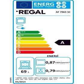 Resim Regal AF 7965 SC Ankastre Fırın 