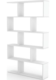 Resim Kenzlife kitaplık firuze 150*090*20 byz duvar rafı 