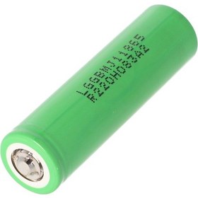 Resim Lg Inr18650Mj1 - 3500 Mah 3.6V - 3.7V li-Ion Pil Düğme Üstü 