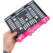 Resim Barbie Lüx Motosiklet Pleksi Plakalık 