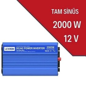 Resim Lexron 2000W-12V Tam Sinüs Inverter 