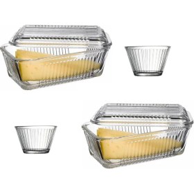 Resim Paşabahçe Frigo Kahvaltılık - Tereyağlık Peynirlik Kase Seti 4 Parça 