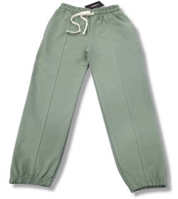 Resim BOBBY JR KİDSWEAR Kız Çocuk Eşofman Altı Önden Parçalı Flolo Cepli Mint Yeşili 
