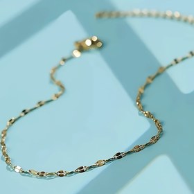 Resim Şık Paslanmaz Çelik Ağız Zinciri Ayak Bileği - Çok Yönlü ve Hipoalerjenik, Kadınlar İçin Mükemmel Günlük Aksesuar veya Hediye, Her Gün Kullanılan Aksesuar|Minimalist Takı|Dayanıklı Ayak Bileği 